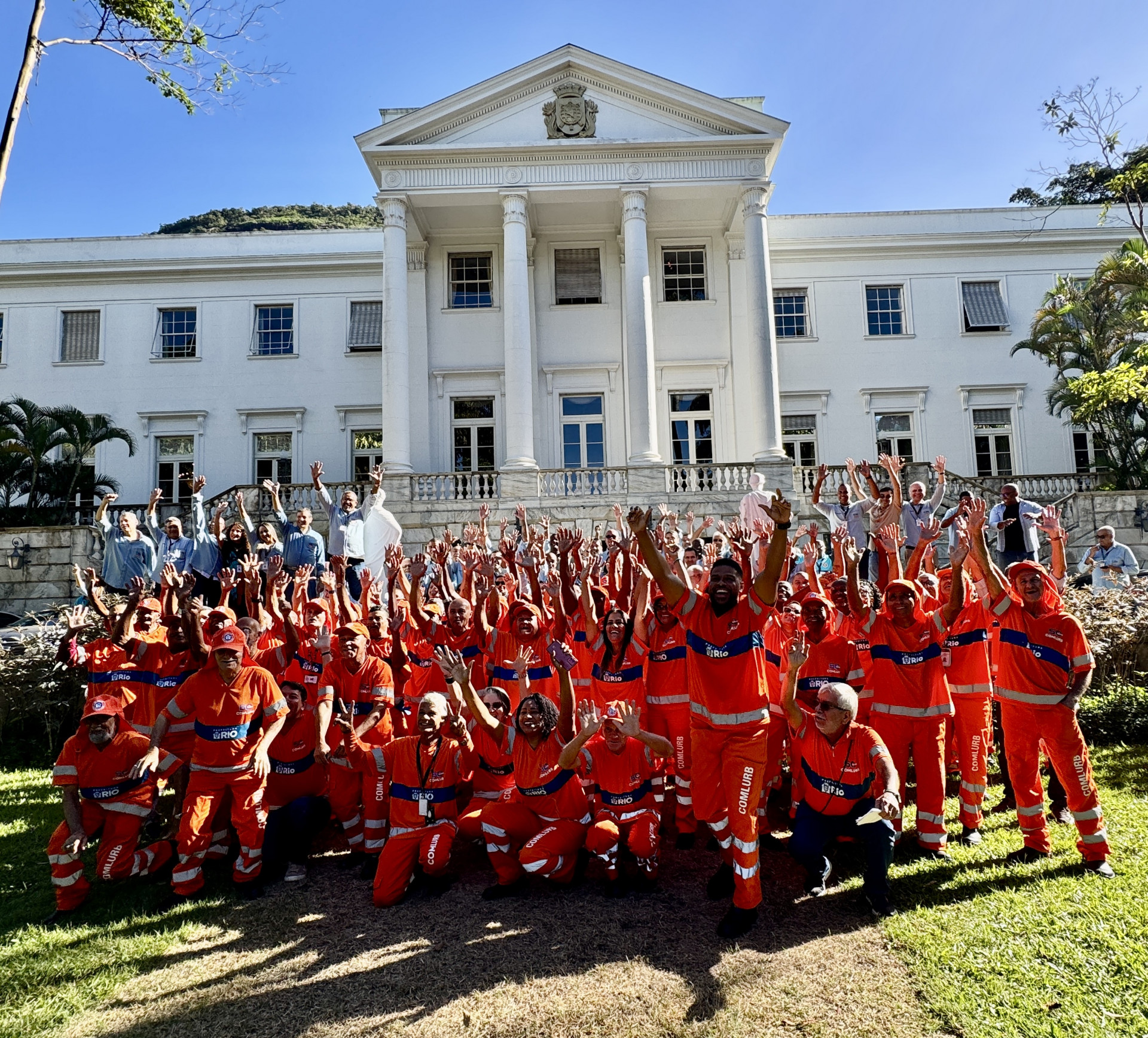 Comlurb comemorou seus 50 anos nesta quinta-feira (15), no Palácio da Cidade, em Botafogo - Divulgação/Prefeitura do Rio