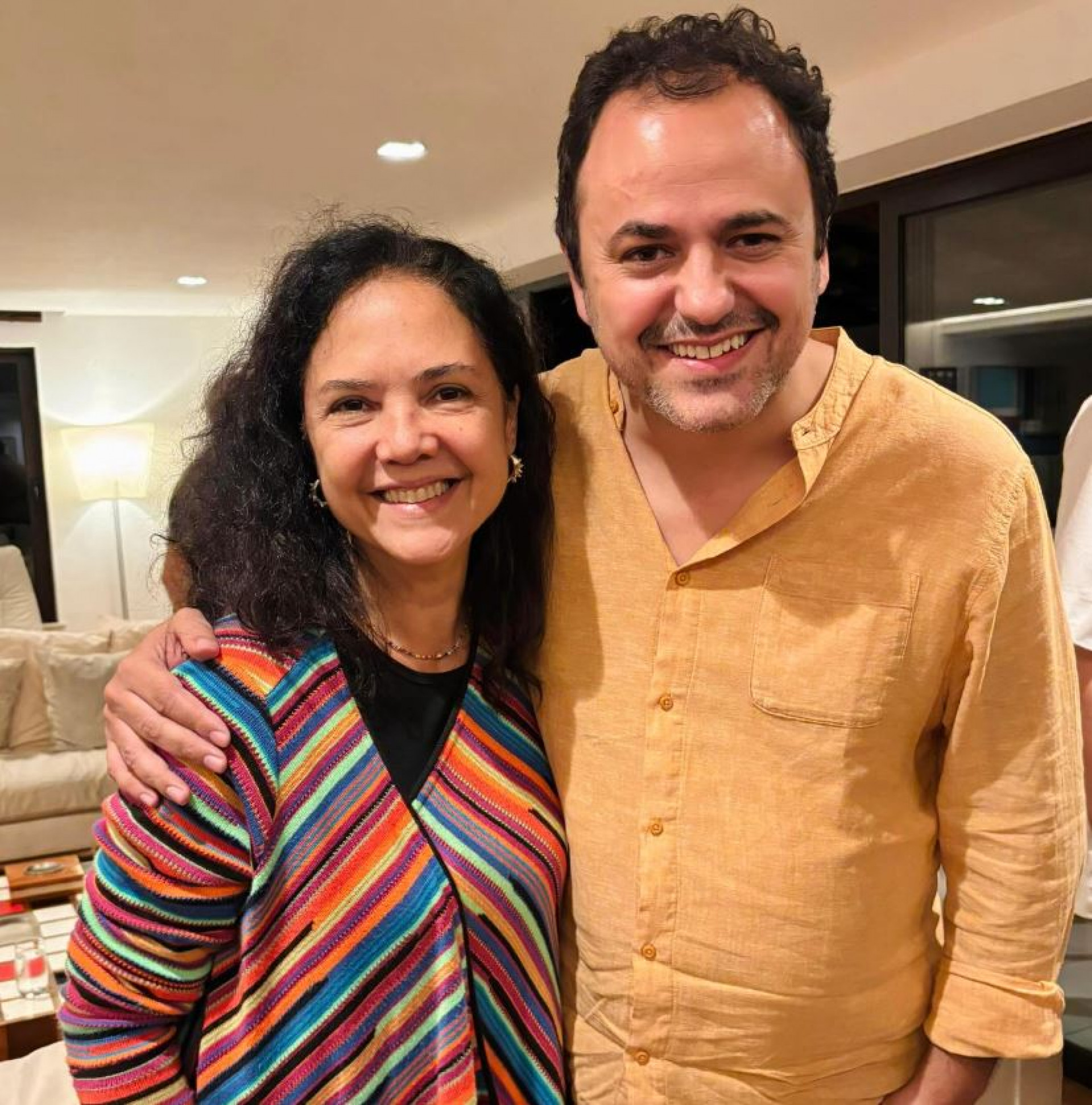 Tereza Seiblitz e Glauber - Reprodução / Instagram