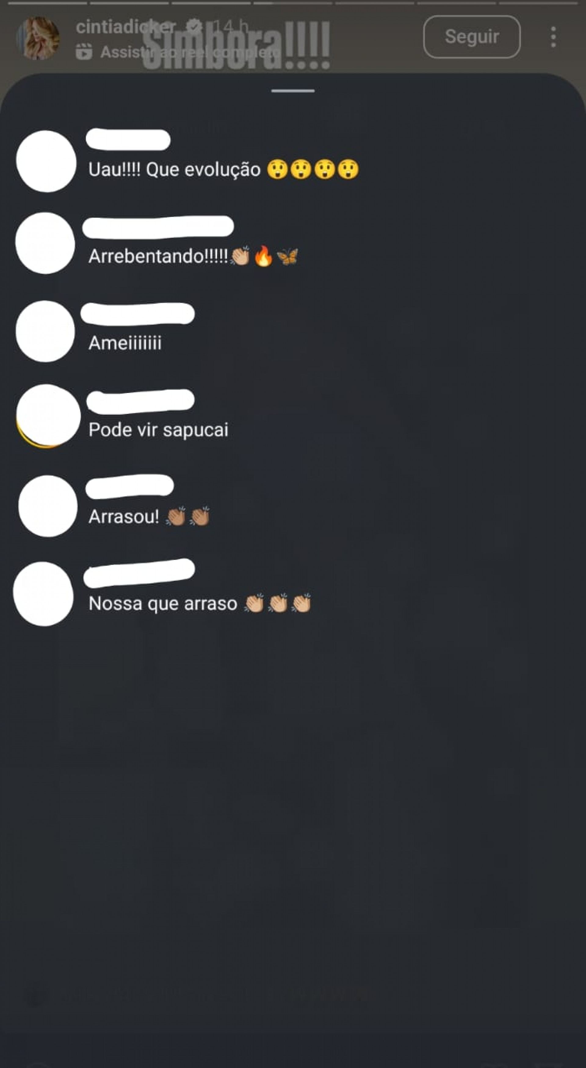 Cintia Dicker faz aula de samba e surpreende: 'Que arraso' - Reprodução / Instagram