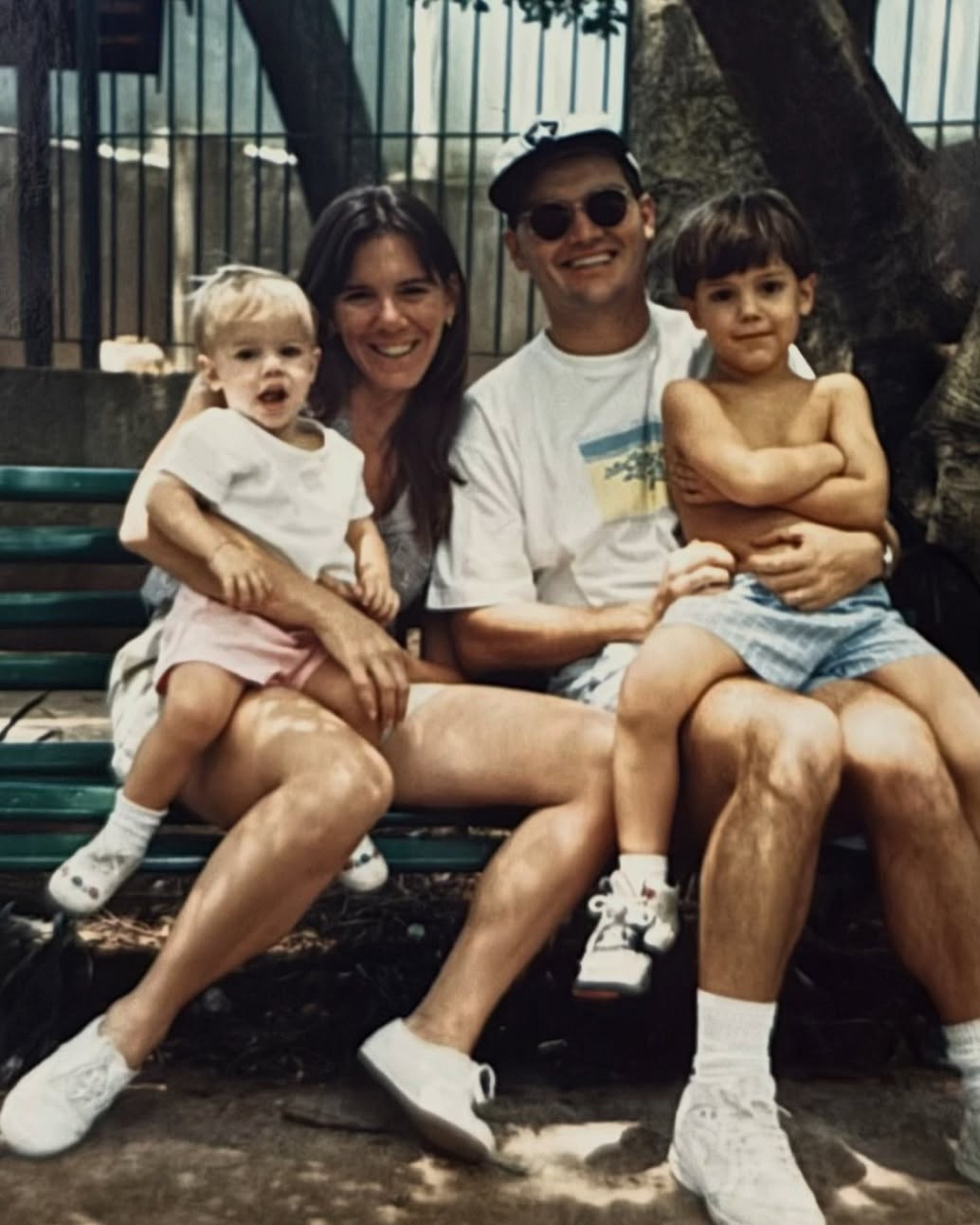 Adriana e Paulo com os filhos Marcos e Alice Wegmann - Reprodução/Instagram 