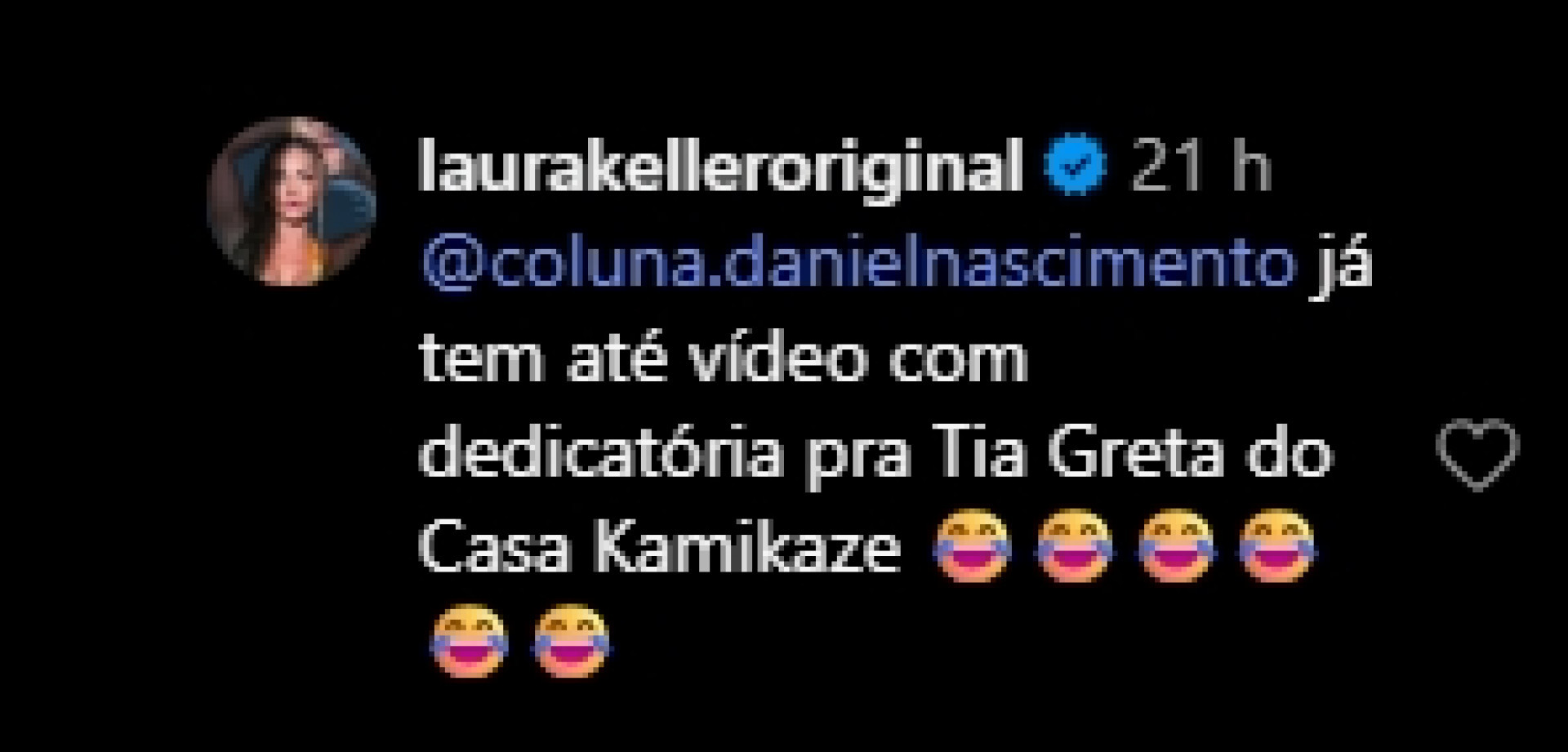 Print tirado de uma página do Instagram - Reprodução/Instagram