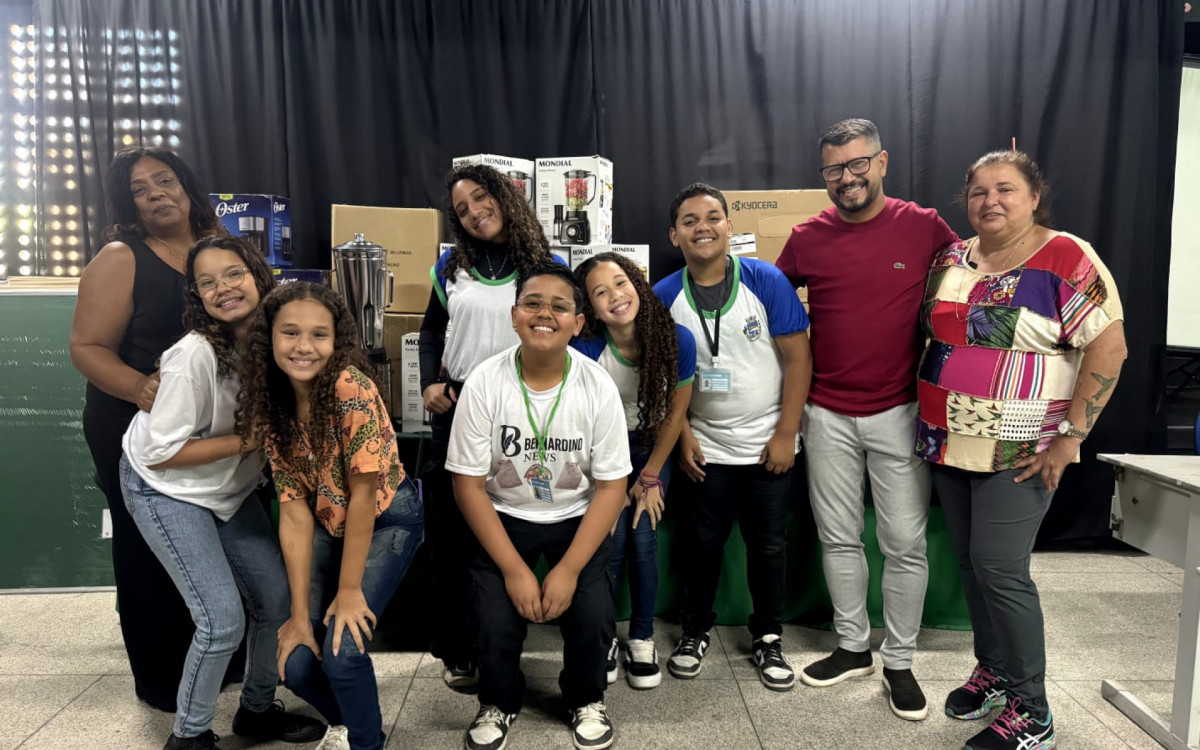 O evento contou também com a presença do subsecretário de Educação, Renan Schiavo, e da diretora de Ensino, Gisele Carla