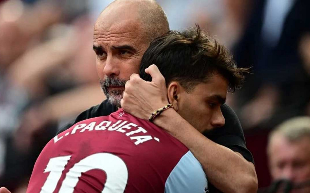 Pep Guardiola quer levar Lucas Paquetá para o Manchester City