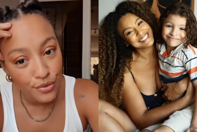 Sheron Menezzes relata acidente do filho com bicicleta: 'Travei'