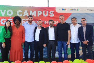 Magé realiza lançamento da pedra fundamental do campus do IFF