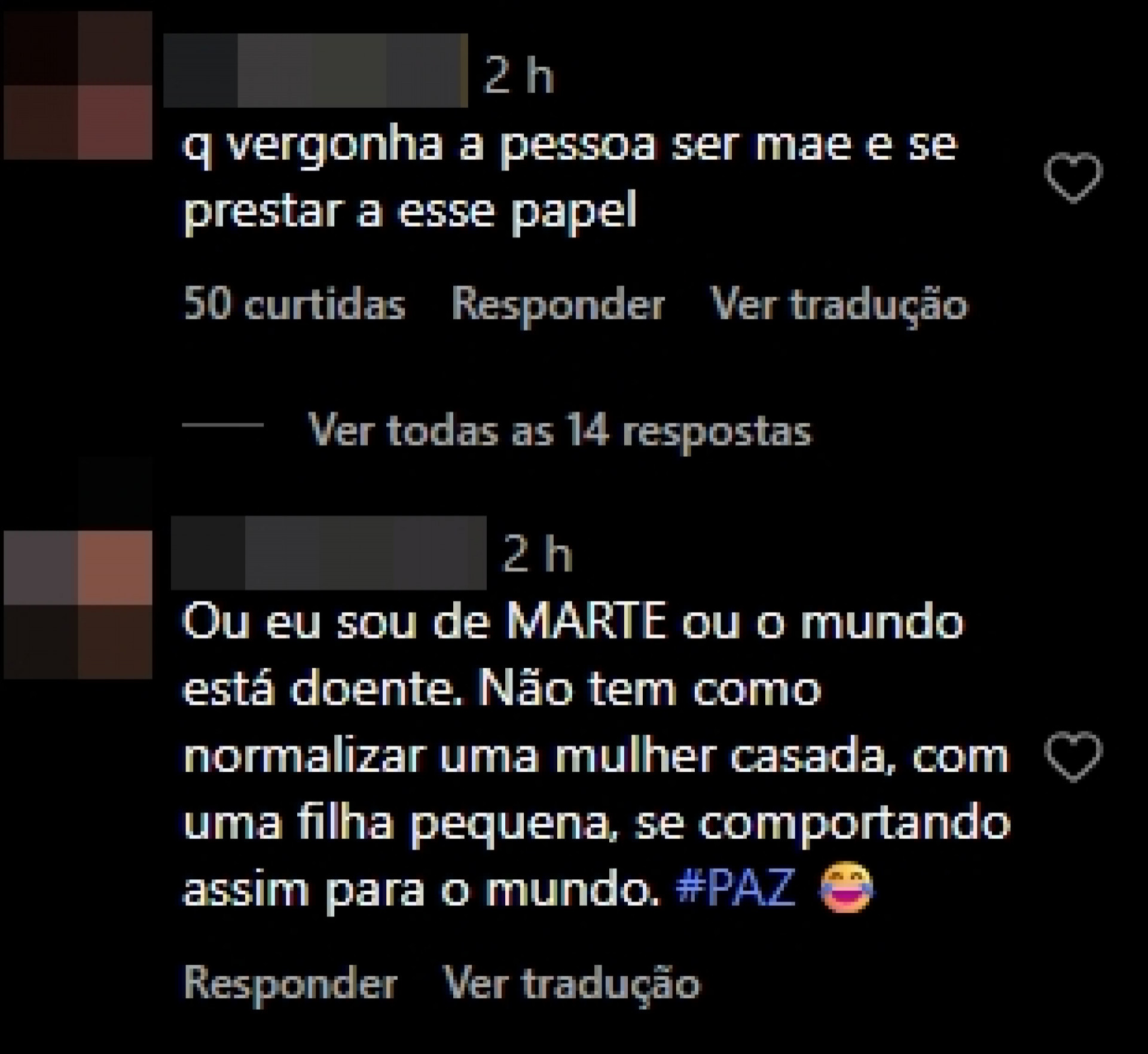 Print tirado de uma página do Instagram - Reprodução/Instagram