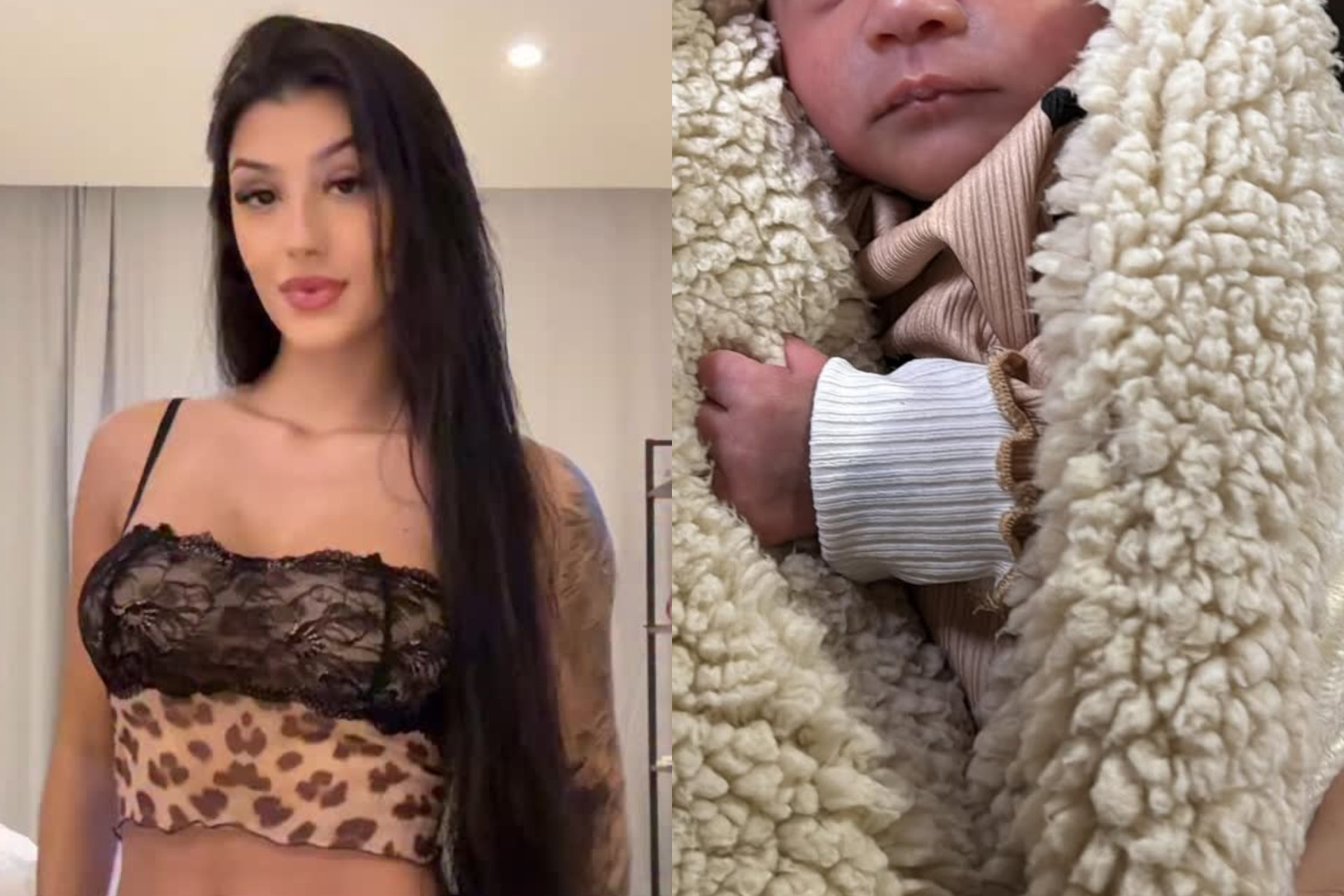 Bia Miranda exibe foto do rostinho da filha
 - Reprodução / Instagram 