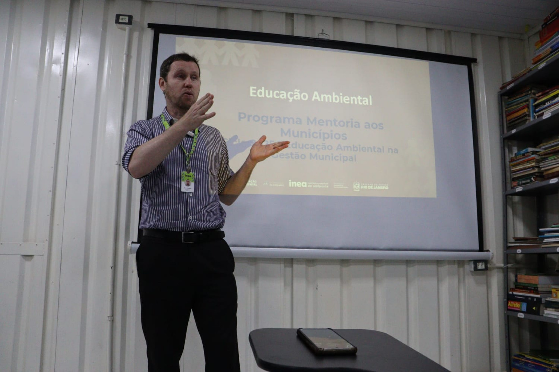 As atividades foram conduzidas por Bruno Waldman, coordenador de Educa&ccedil;&atilde;o Ambiental do Inea, que destacou a import&acirc;ncia para fortalecer a integra&ccedil;&atilde;o regional - Divulga&ccedil;&atilde;o / PMJ