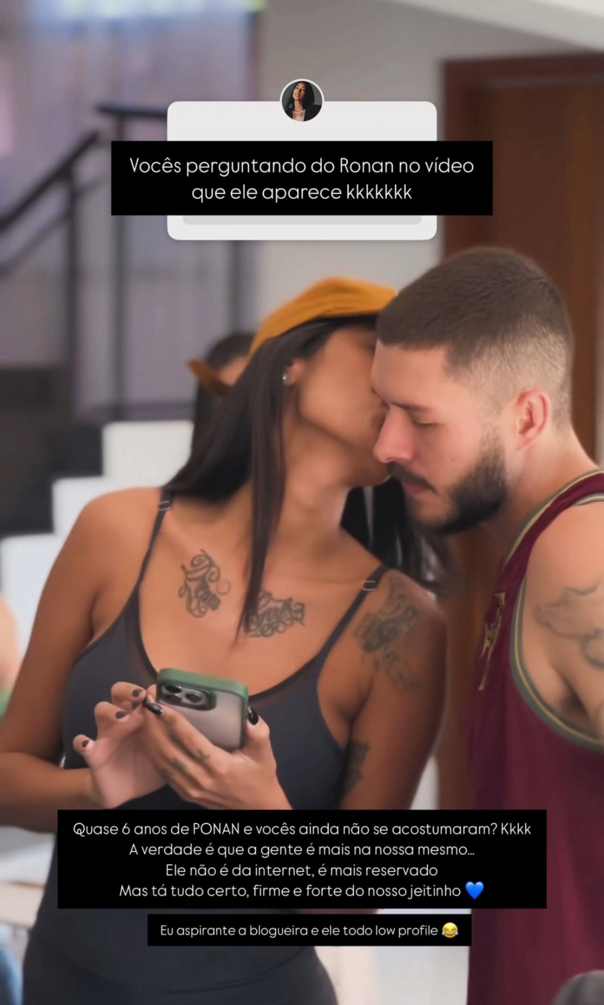 Pocah se pronuncia após questionamentos sobre sua relação com Ronan Souza - Reprodução / Instagram