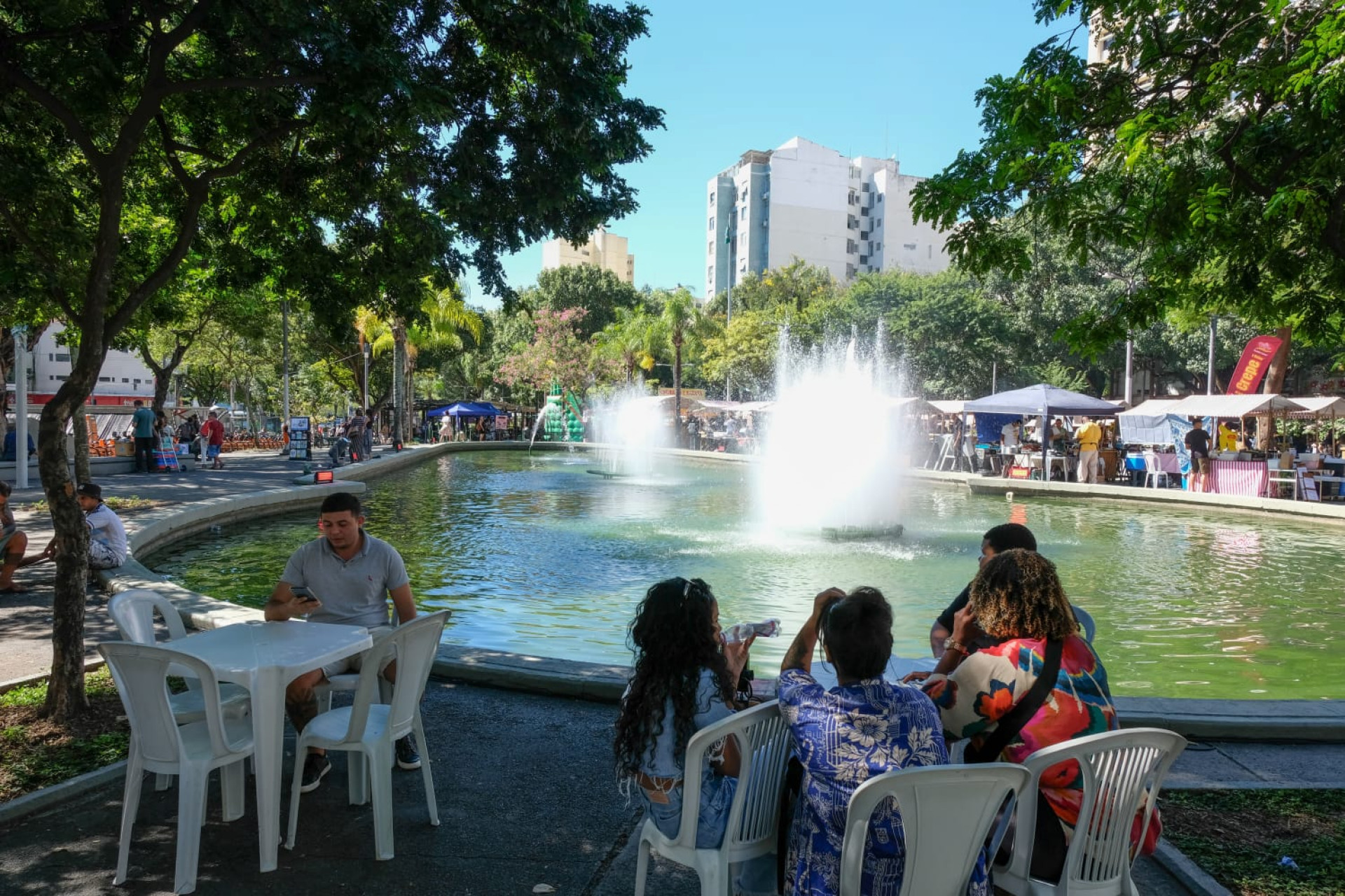 Dia de festa na Praça Saens Peña reúne moradores e visitantes em programação especial gratuita

 - Pedro Teixeira/Agência O Dia
