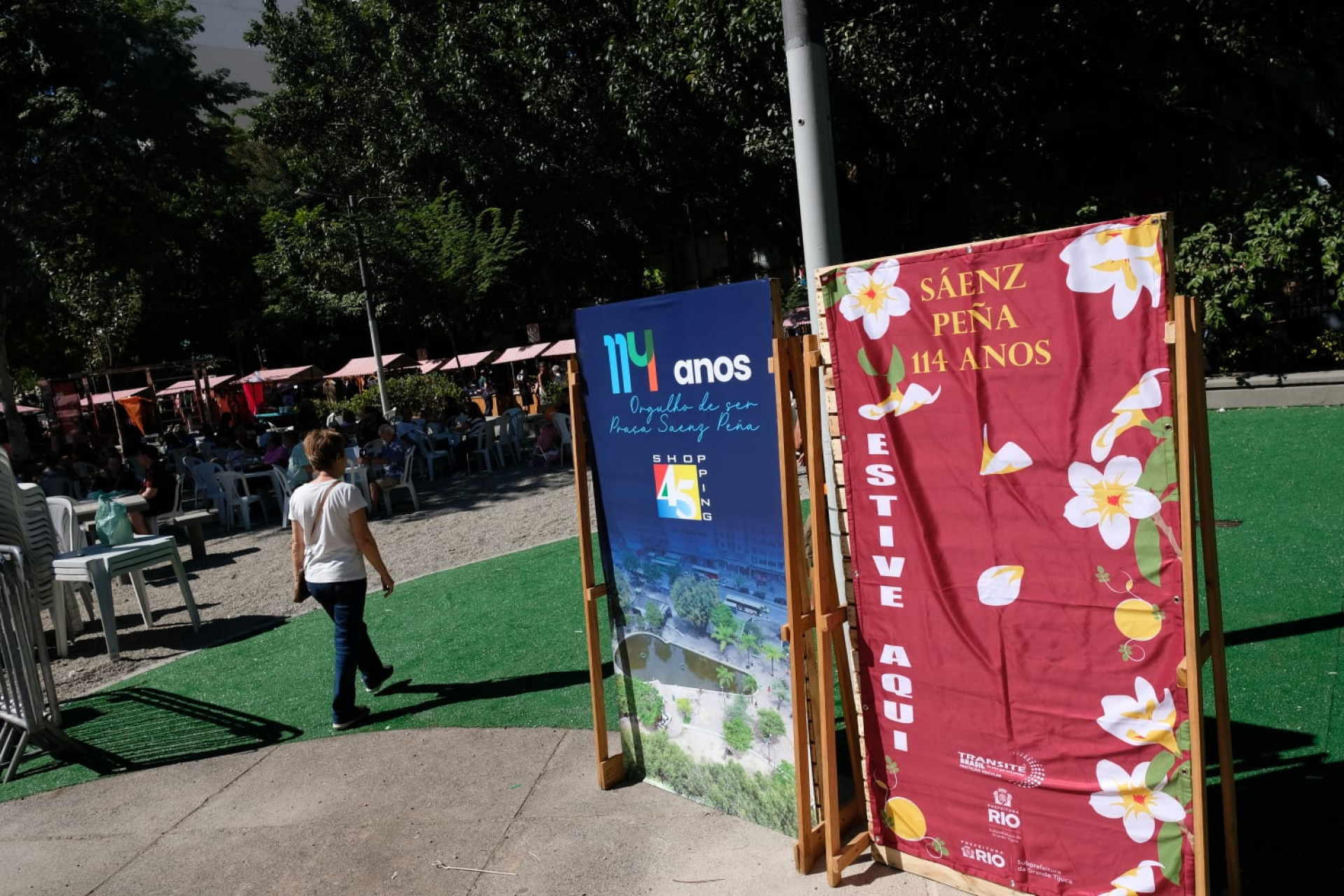 Dia de festa na Praça Saens Peña reúne moradores e visitantes em programação especial gratuita

 - Pedro Teixeira/Agência O Dia