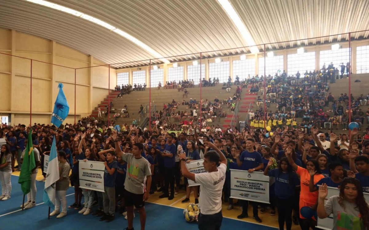 Abertura dos Jogos Estudantis Municipais 2025