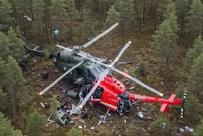 Cinco pessoas morrem após colisão entre helicópteros