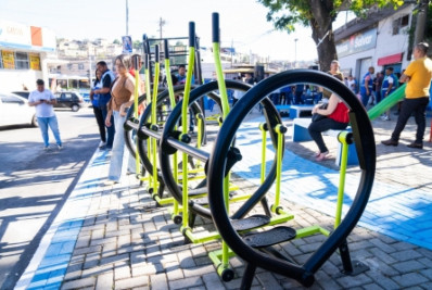 Prefeitura de Caxias entrega praça reformada no Parque Lafaiete