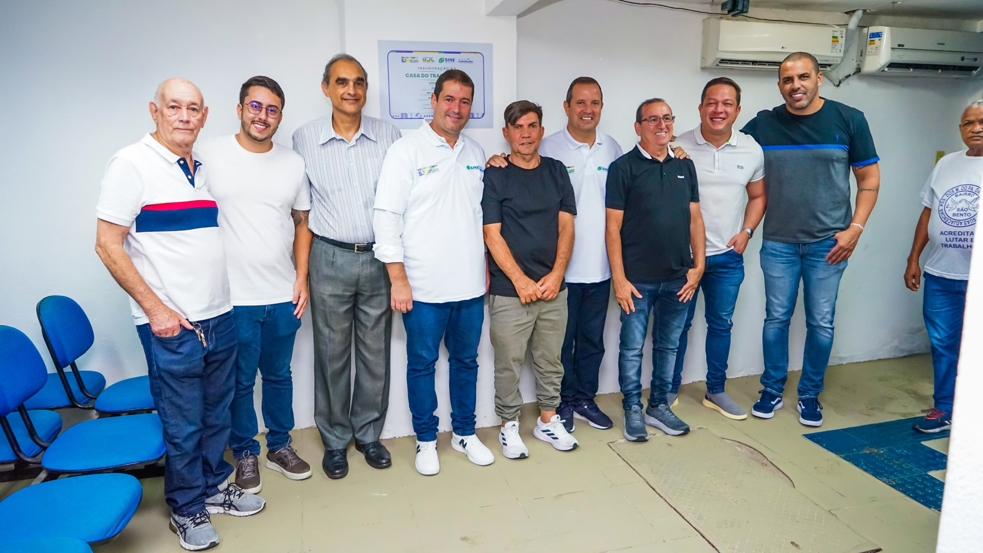 Autoridades de Meriti participaram da inaugura&ccedil;&atilde;o do novo equipamento, in&eacute;dito no Estado do Rio - Gilberto Rocha/ PMSJM