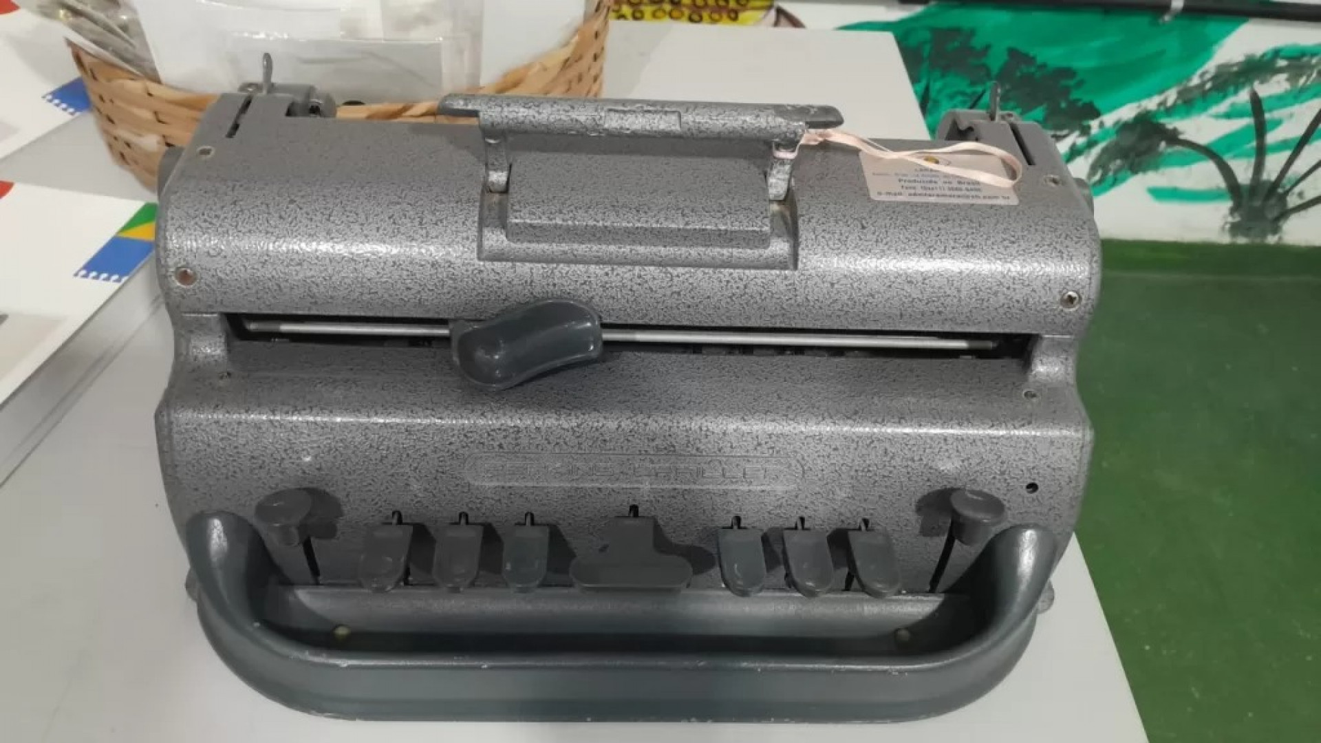 Capacita&ccedil;&atilde;o nacional "Manuten&ccedil;&atilde;o b&aacute;sica de m&aacute;quina de escrever em braille (Perkins) - Ascom 