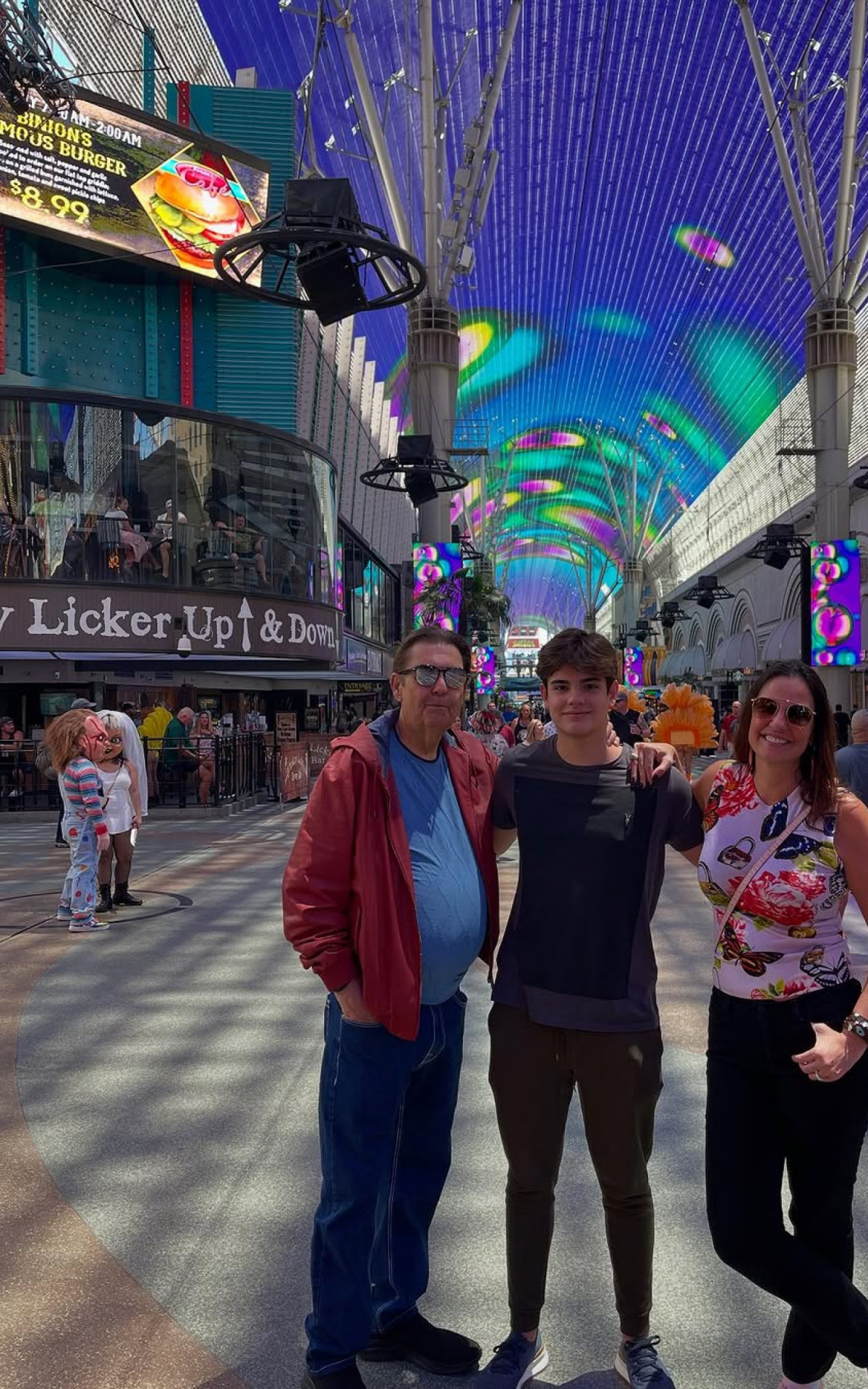 Faustão e Luciana com o filho Rodrigo Silva - Reprodução/Instagram