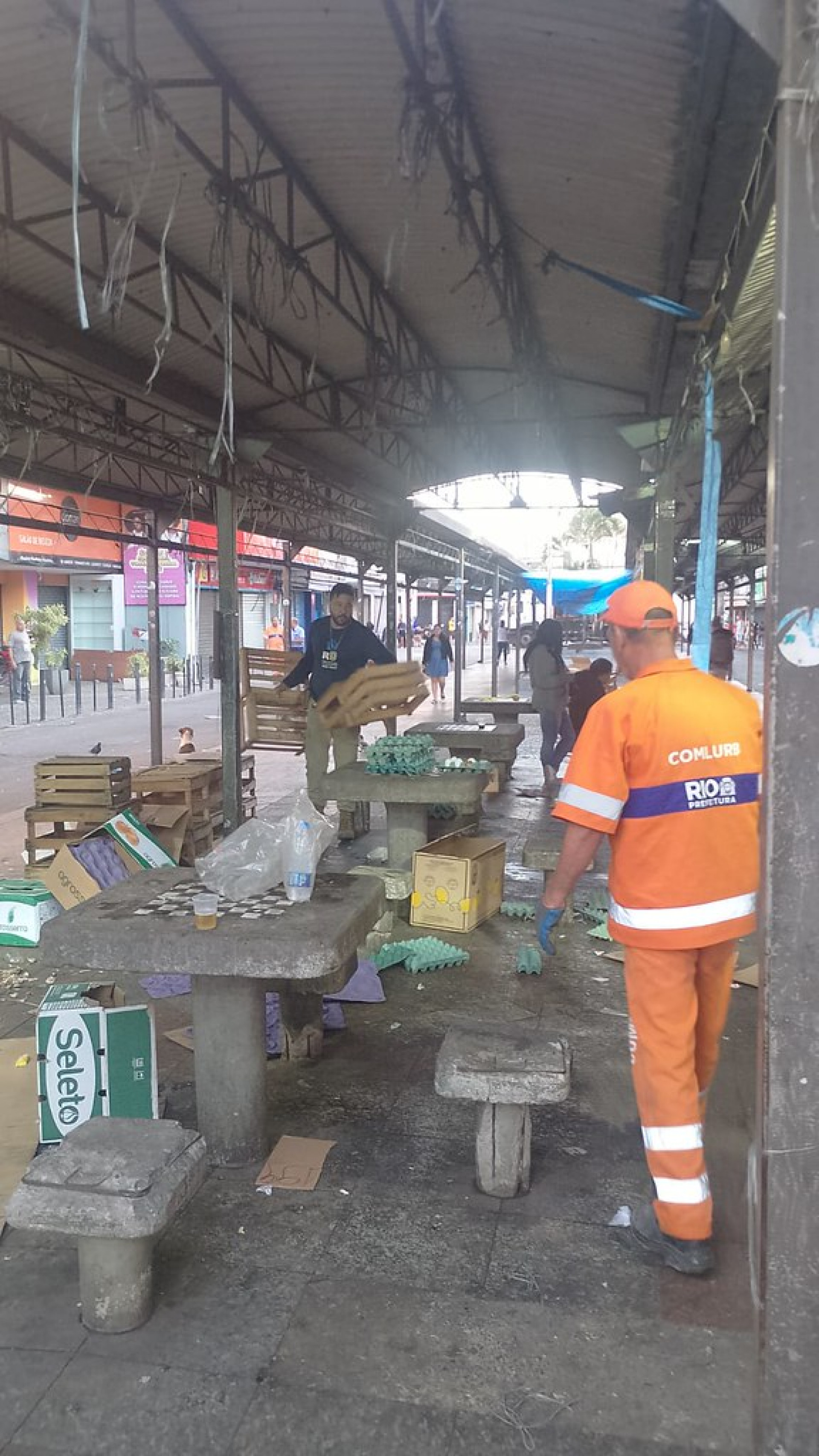 Operação da SEOP no Calçadão de Bangu