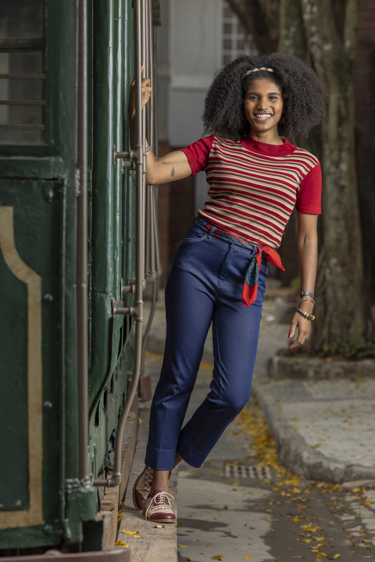 Glorinha (Mariana Sena). - Fabio Rocha/TVGlobo