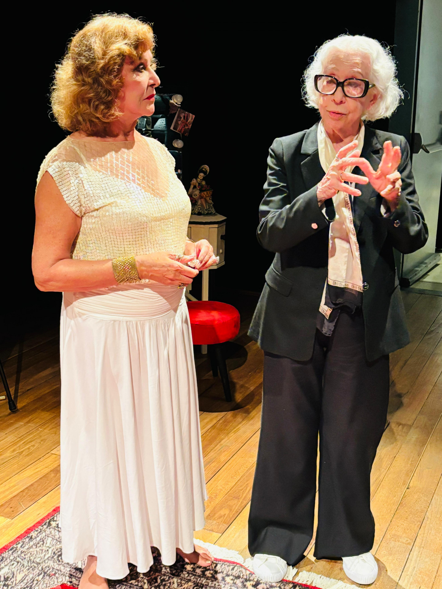 Ítala Nandi e Fernanda Montenegro - Divulgação/ Guilherme Scarpa