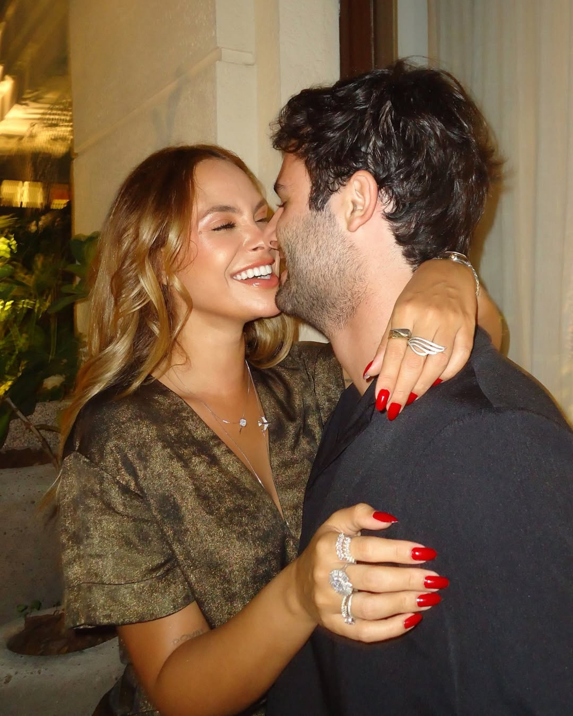 Sarah Andrade e Bruce Gervais - Reprodução/Instagram 