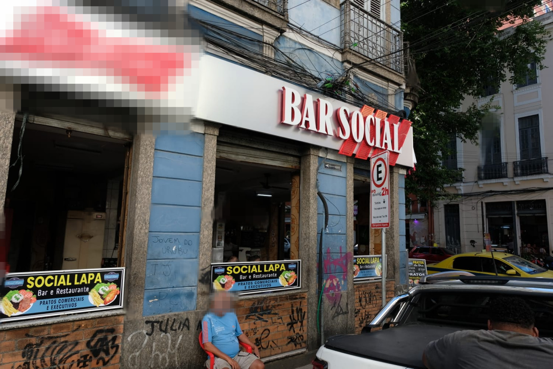 Mudança no Bar Social Lapa, na Rua do Rezende, repercutiu nas redes sociais - Pedro Teixeira/Agência O Dia