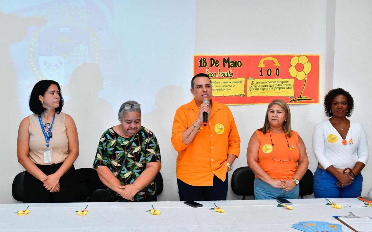 O secretário Diogo Bastos acentuou a importância de falar sobre o abuso sexual à criança e combater a prática