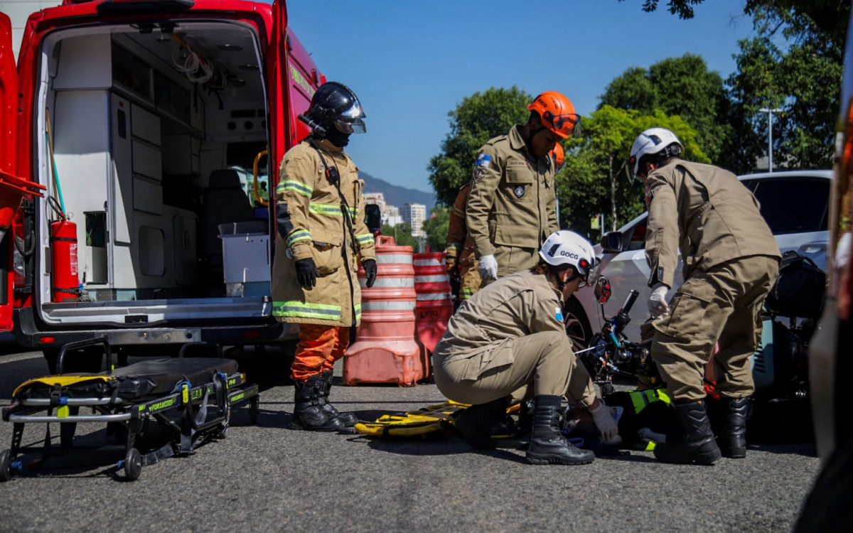 - Divulgação / CBMERJ e Detran RJ