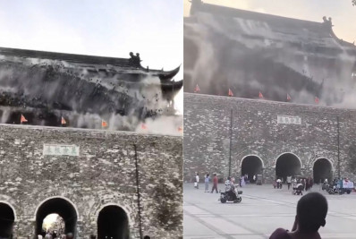 Vídeo: Telhado de torre de mais de 600 anos desaba na China poucos meses após reforma