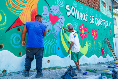 Morro Santa Helena recebe ações de revitalização do Transforma Meriti