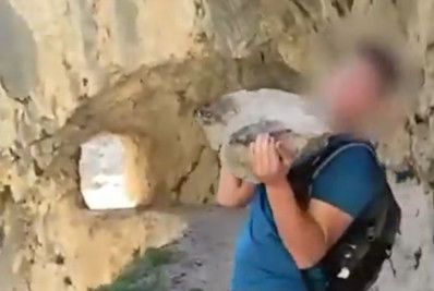 Vídeo: turista atira pedra em cordilheira na Espanha e pode pagar multa equivalente a apartamento