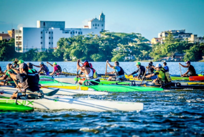 Campeonato Estadual de Canoagem Va’a em Saquarema bate recordes de participação e público
