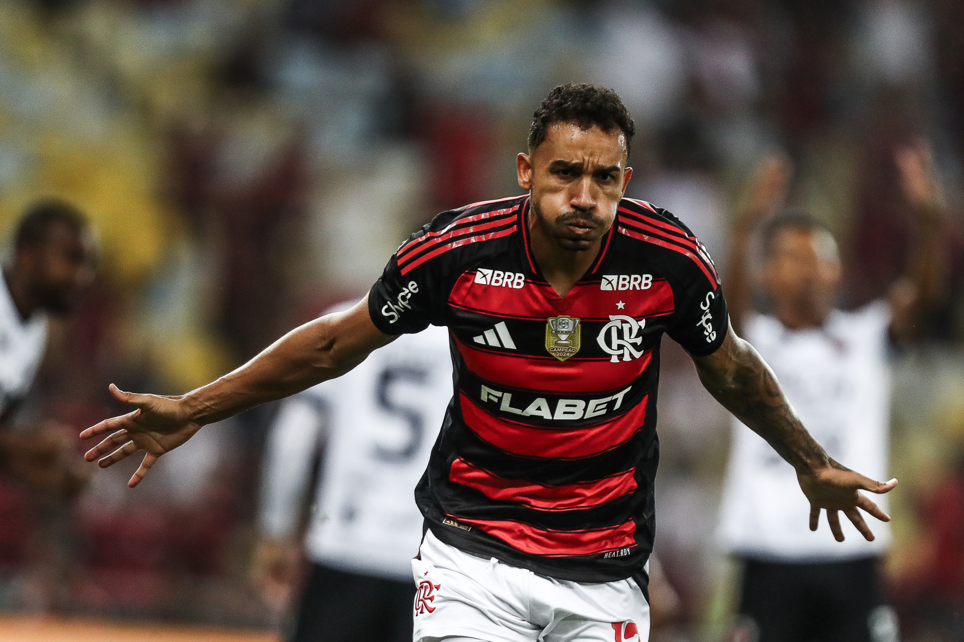 Comemoração de Danilo, do Flamengo - Gilvan de Souza / Flamengo