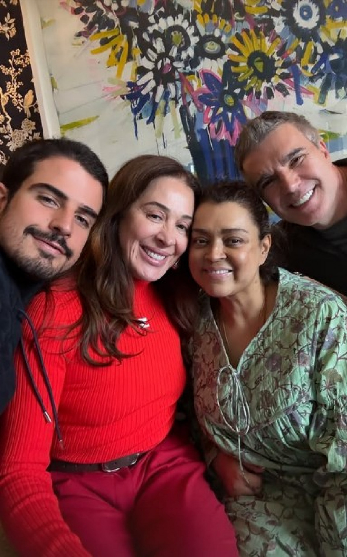 Enzo Celulari, Cláudia Raia e Jarbas Homem de Mello visitam Preta Gil em Nova York - Reprodução/Instagram