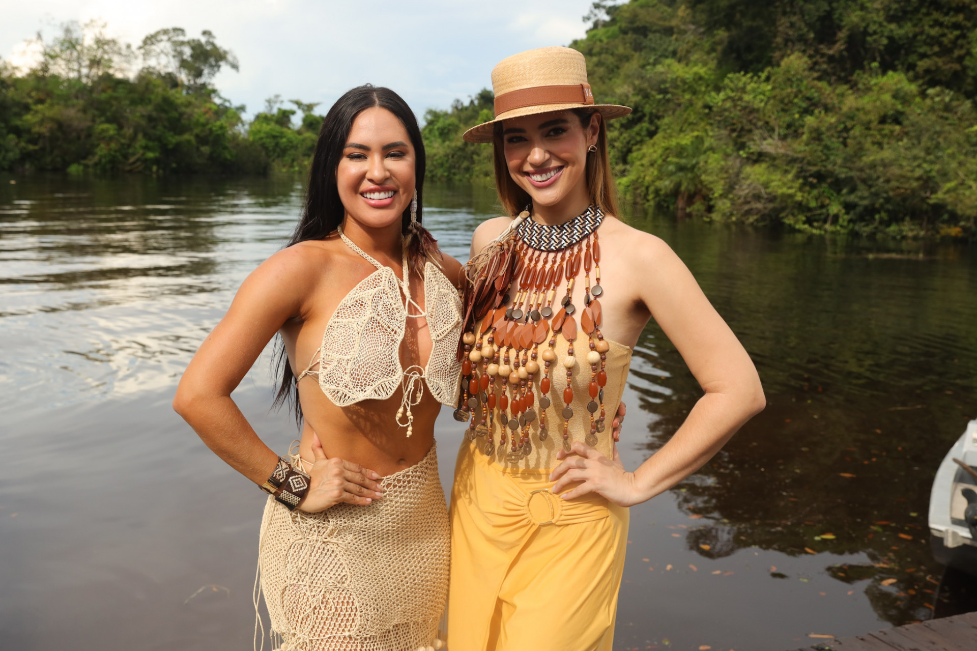 Isabelle Nogueira recebeu Vivian Amorim em Manuas - Lucas Ramos/Brazil News