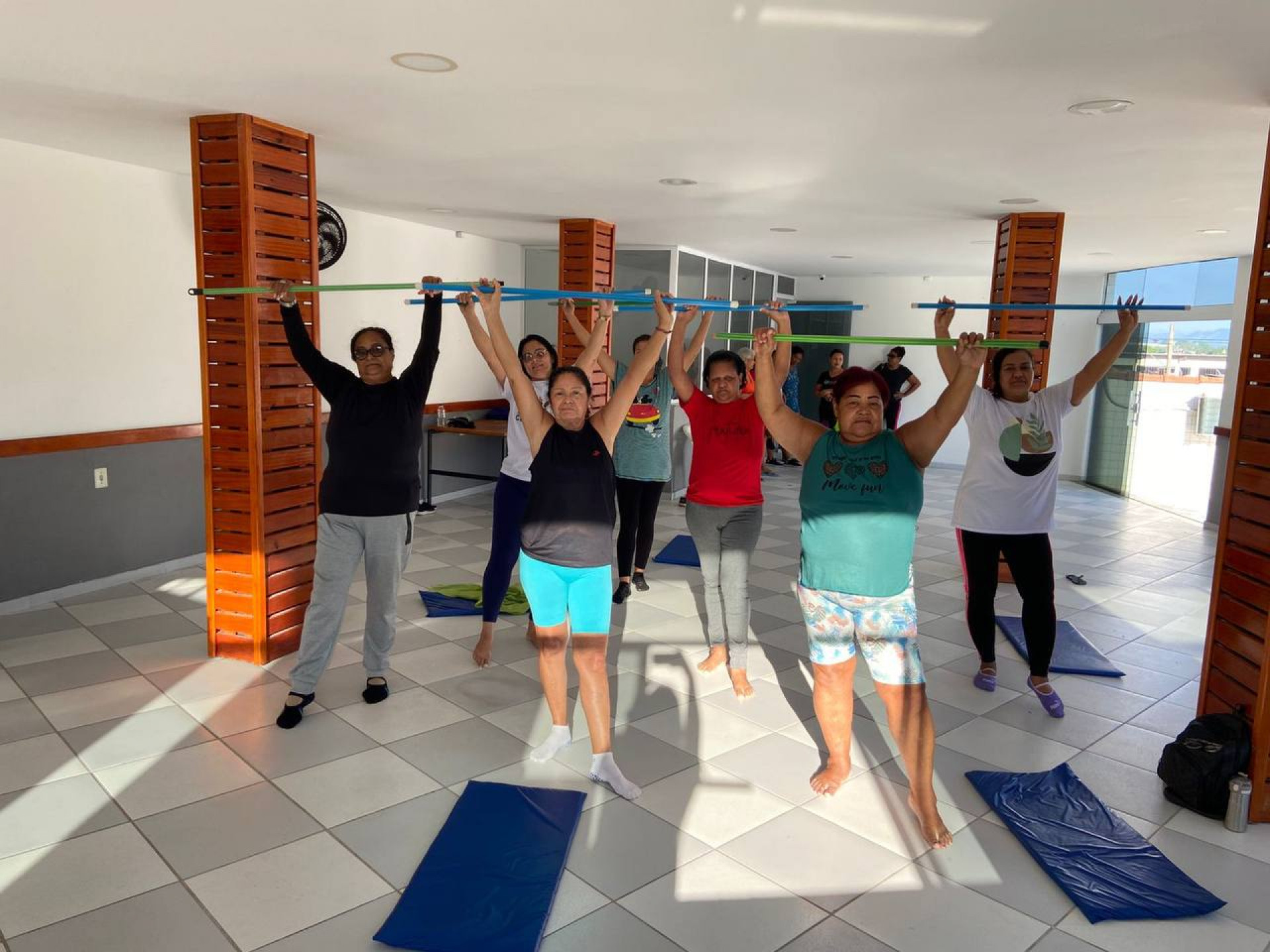 As aulas de pilates solo, com 50 vagas, est&atilde;o dispon&iacute;veis na Quadra da Nova Bel&eacute;m - Divulga&ccedil;&atilde;o / PMJ