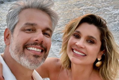 Flávia Alessandra fala sobre casamento à distância com Otaviano Costa