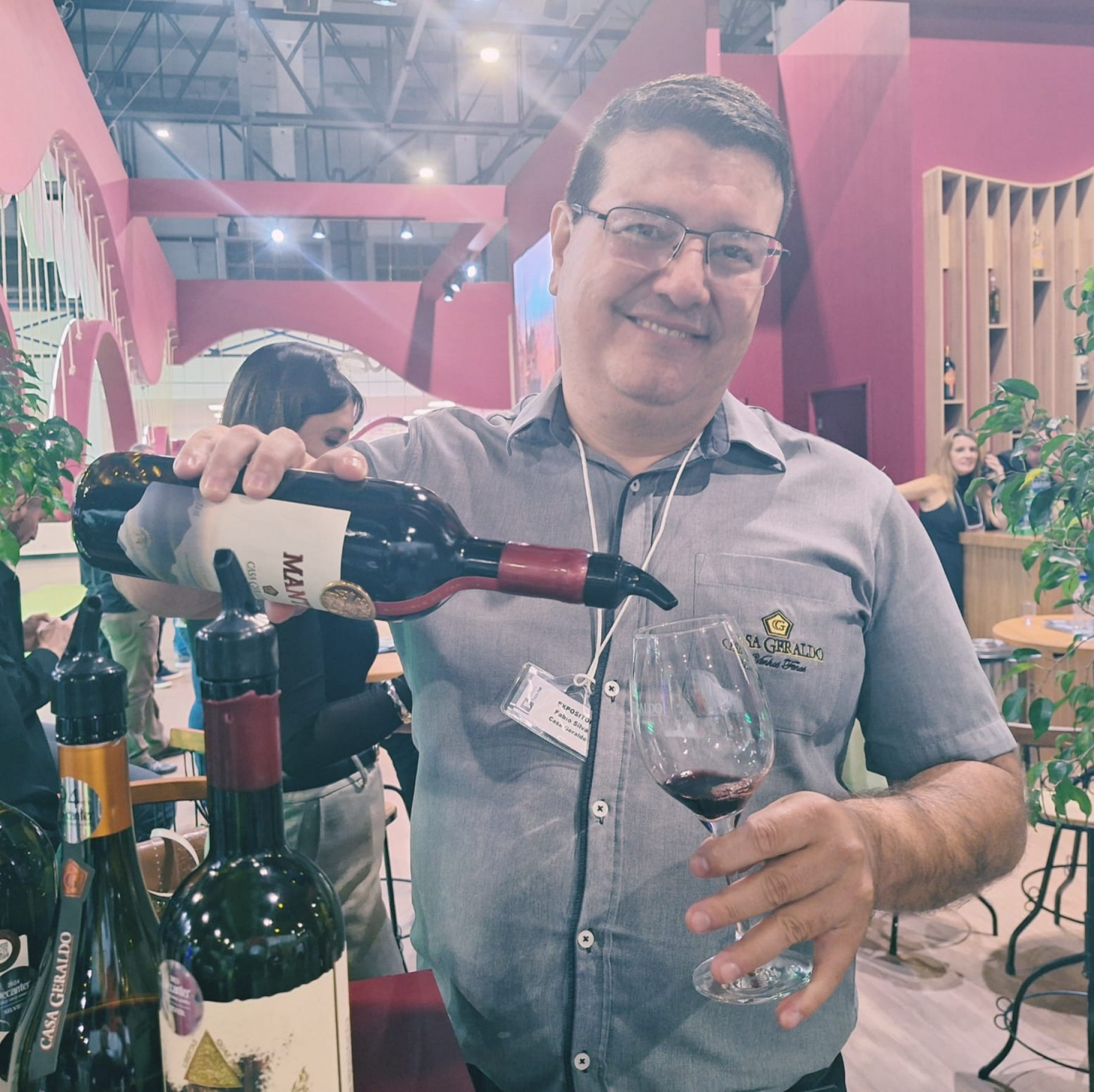 F&aacute;bio Silva, gerente comercial da vin&iacute;cola Casa Geraldo - Luiz Maur&iacute;cio Monteiro/Ag&ecirc;ncia O Dia