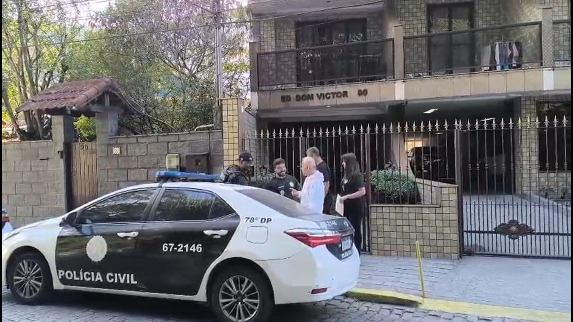 Policiais encontraram Armando Marins em um prédio de Teresópolis, na Região Serrana - Reprodução