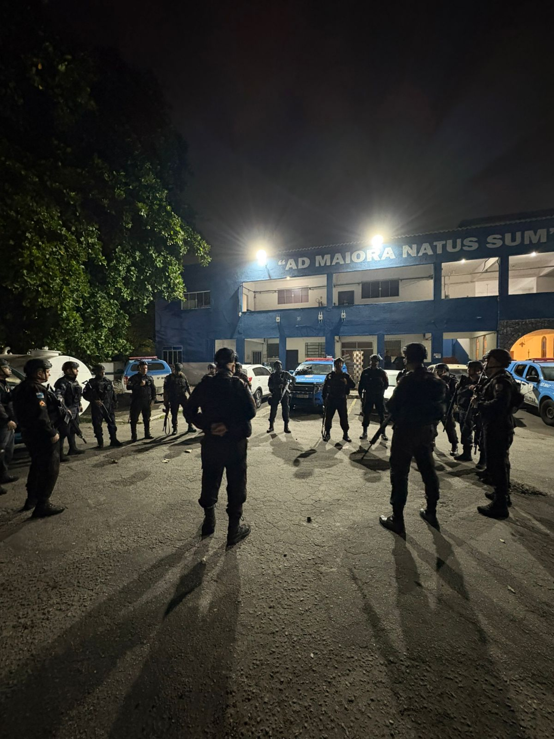 Equipes se preparam para a operação no Morro do Fubá  - Divulgação / PMERJ