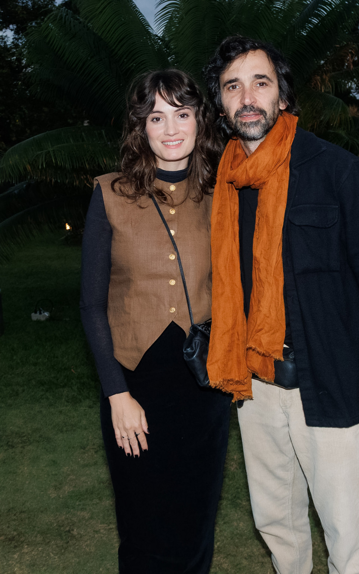 Júlio Andrade e sua e mulher Elen Clarice