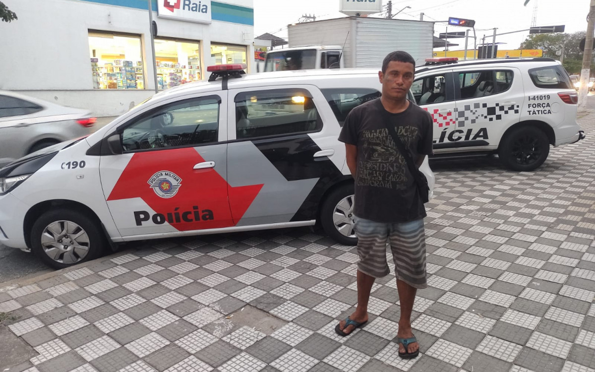 Anderson Rufino foi encontrado no centro da cidade por policiais militares da 1ªCIA do 41º BPM (Jacareí)   