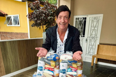 Marcos Oliveira agradece doação de Tata Werneck: 'Anjo da guarda'