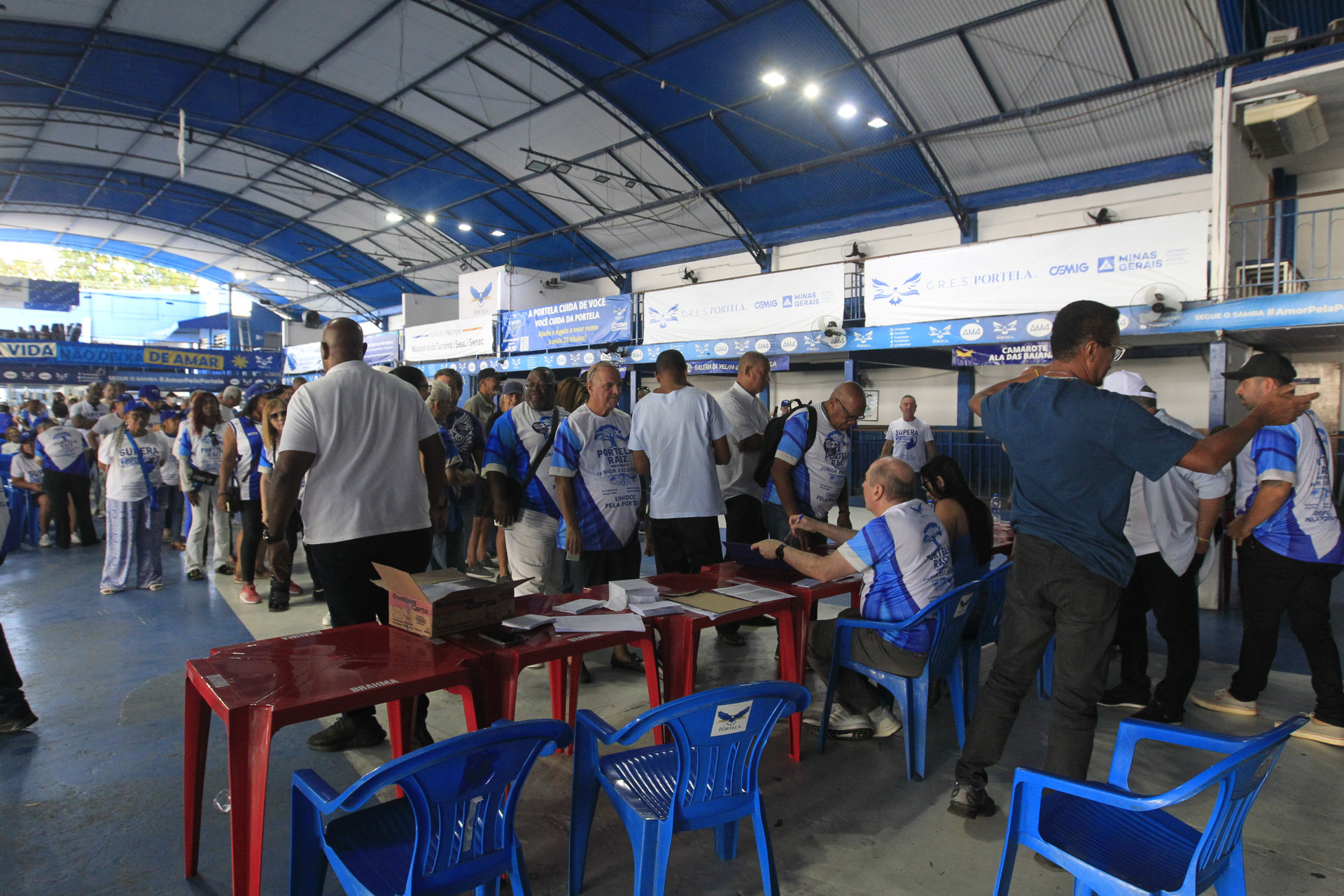 Portela teve a elei&ccedil;&atilde;o com o maior n&uacute;mero de votantes de sua hist&oacute;ria - Reginaldo Pimenta / Ag&ecirc;ncia O Dia