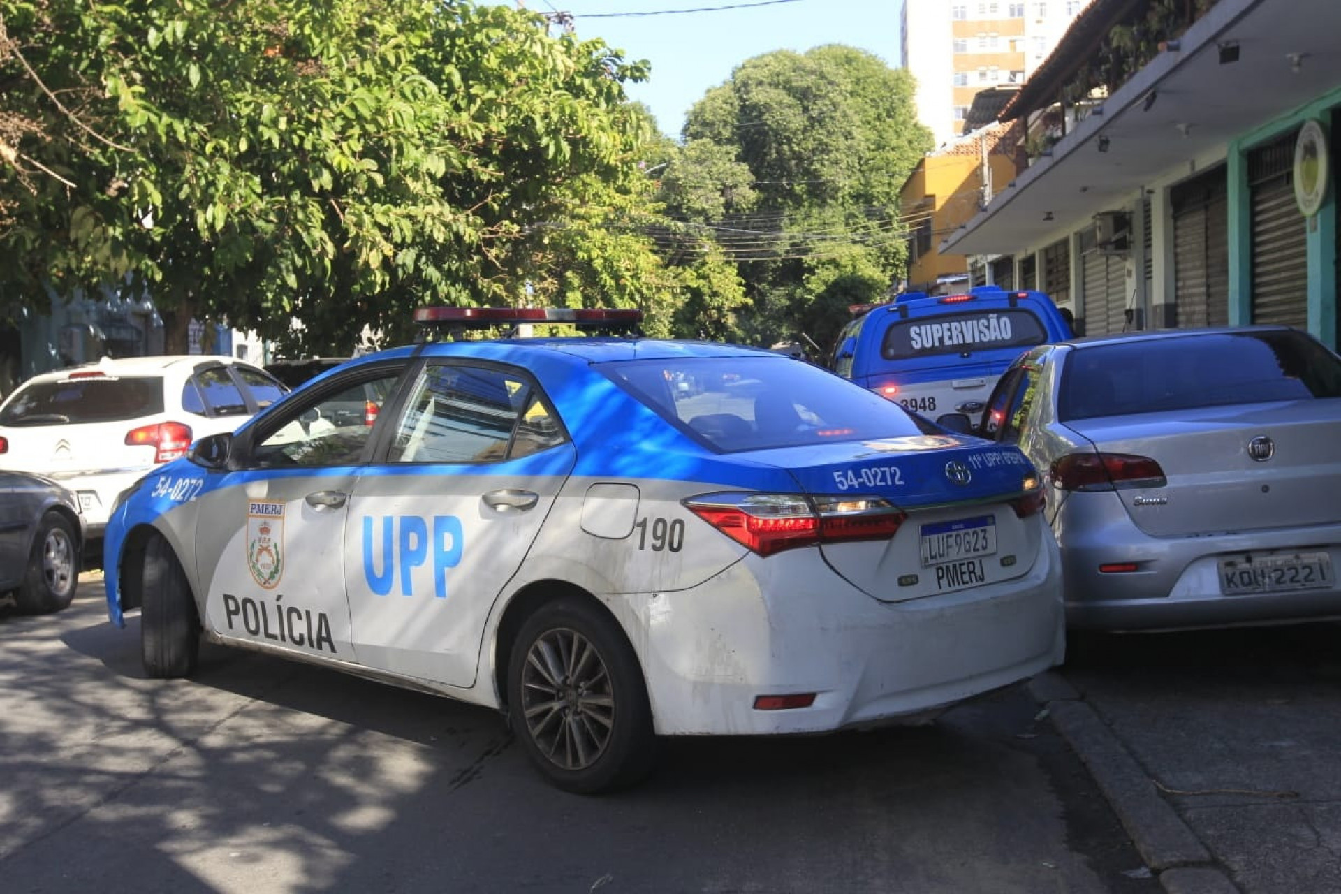 PM reforça policiamento em Vila Isabel, no entorno do Morro dos Macacos, na manhã deste domingo - Reginaldo Pimenta/Agência O Dia