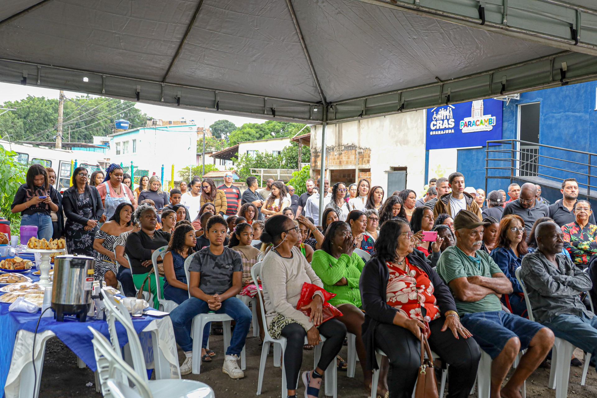 Popula&ccedil;&atilde;o presente na inaugura&ccedil;&atilde;o da unidade - Divulga&ccedil;&atilde;o / PMP