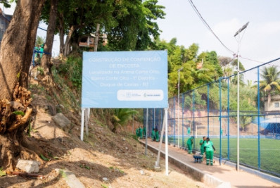 Prefeitura de Duque de Caxias lança obras de contenção de encostas 