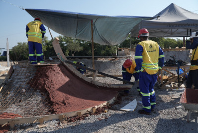 Parque RJ já apresenta os contornos da nova pista de skate