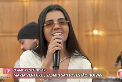 Yasmin Santos revela data do casamento com Maria Venture