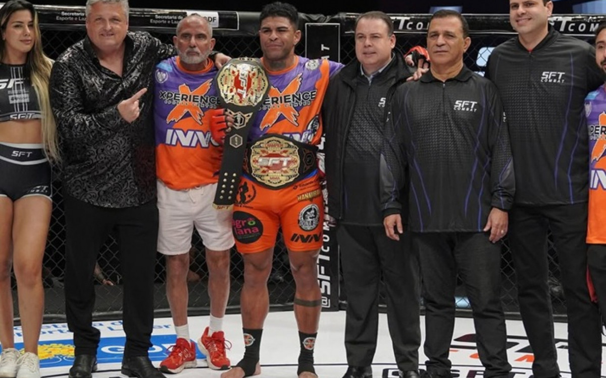 King Kong derrotou Soldado e conquistou dois títulos numa só luta no SFT Combat 56 